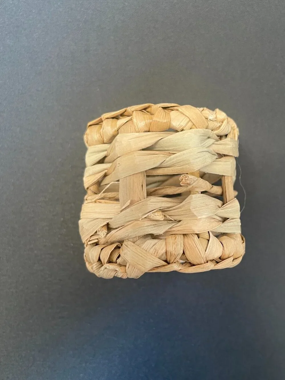 ⭐️$10 - SET: 12 NATURAL FIBER CLOTH NAPKINS + 8 ARTISANAL HANDMADE NAPKIN RINGS